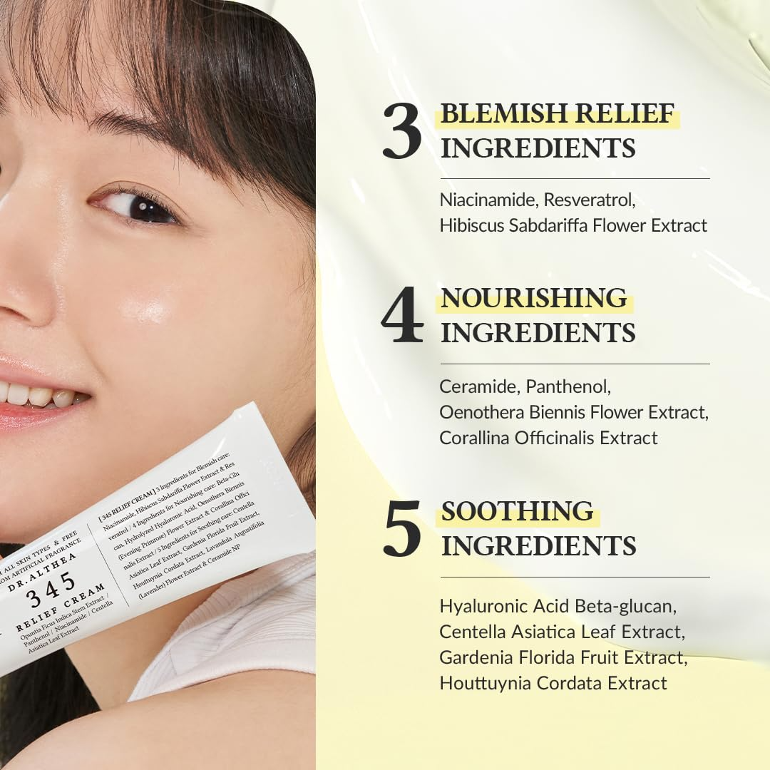 Dr.Althea 345 Relief Cream (FREE Delivery till August)